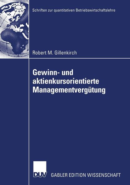 Produktbild: Gewinn- und aktienkursorientierte Managementverg&uuml;tung
