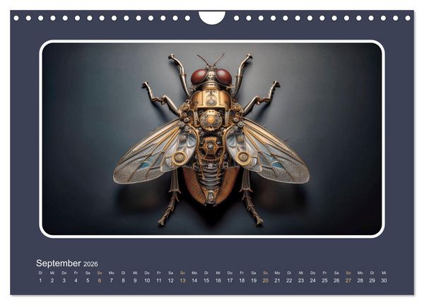 Produktbild: Roboterinsekten (Wandkalender 2026 DIN A4 quer), CALVENDO Monatskalender