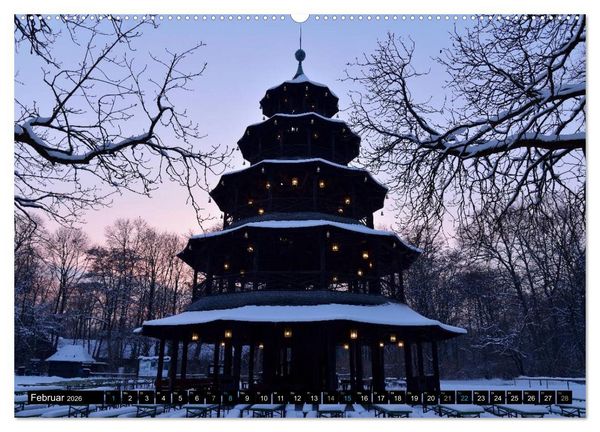 Produktbild: M&uuml;nchen - Facetten einer Stadt (hochwertiger Premium Wandkalender 2026 DIN A2 quer), Kunstdruck in Hochglanz