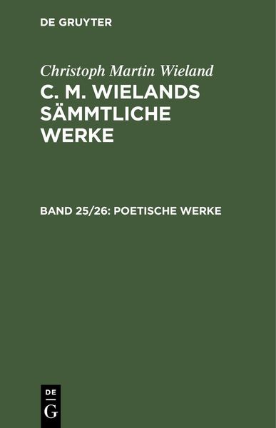 Produktbild: Poetische Werke