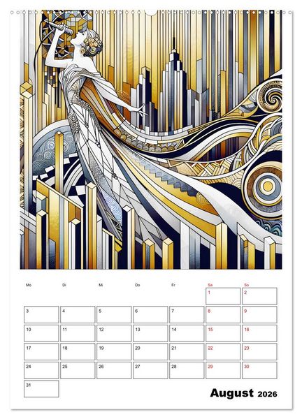 Produktbild: Taktvoll &ndash; Rhythmische Eleganz (Wandkalender 2026 DIN A2 hoch), CALVENDO Monatskalender