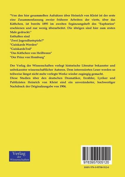 Produktbild: Kleist-Studien