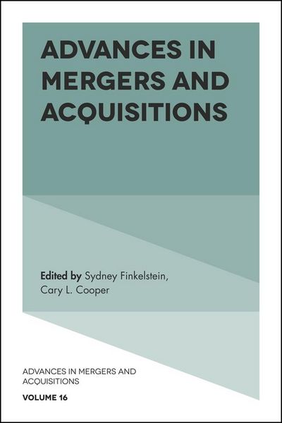 Produktbild: Advances in Mergers and Acquisitions