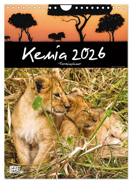 Produktbild: Kenia - Terminplaner (Wandkalender 2026 DIN A4 hoch), CALVENDO Monatskalender
