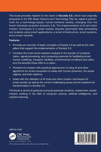Produktbild: Technological Prospects and Social Applications of Society 5.0