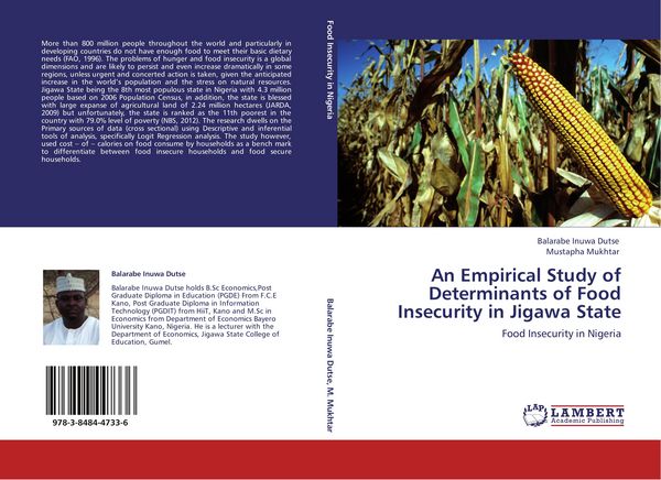 Produktbild: An Empirical Study of Determinants of Food Insecurity in Jigawa State