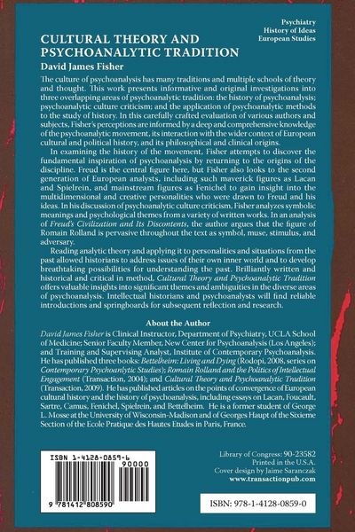 Produktbild: Cultural Theory and Psychoanalytic Tradition