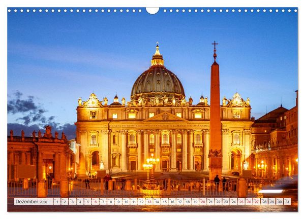 Produktbild: Italien - Rom (Wandkalender 2026 DIN A3 quer), CALVENDO Monatskalender