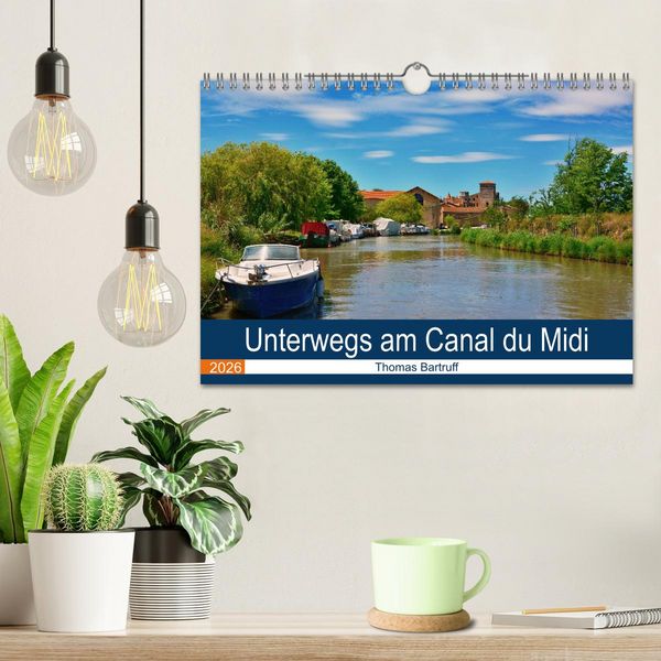 Produktbild: Unterwegs am Canal du Midi (Wandkalender 2026 DIN A4 quer), CALVENDO Monatskalender