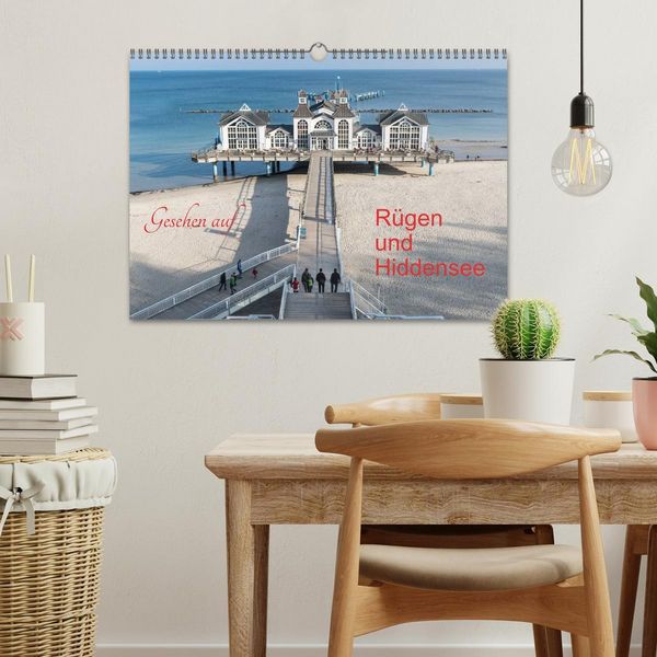 Produktbild: Gesehen auf - R&uuml;gen und Hiddensee (Wandkalender 2026 DIN A3 quer), CALVENDO Monatskalender