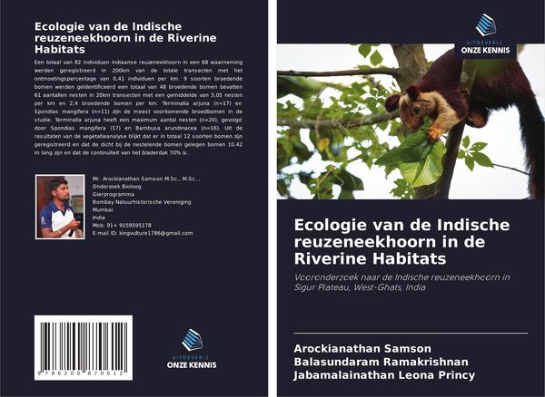 Produktbild: Ecologie van de Indische reuzeneekhoorn in de Riverine Habitats