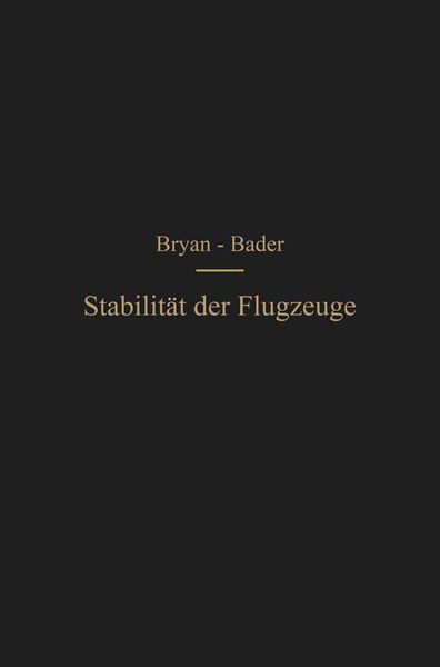 Produktbild: Die Stabilit&auml;t der Flugzeuge