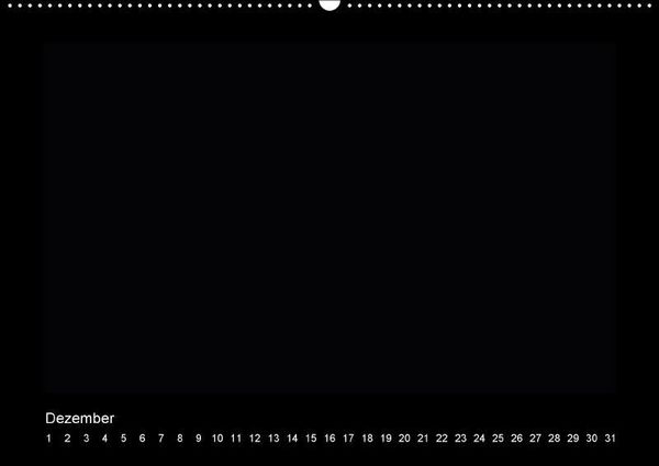 Produktbild: Geburtstags - Bastelkalender - Schwarz (Wandkalender immerw&auml;hrend DIN A2 quer)
