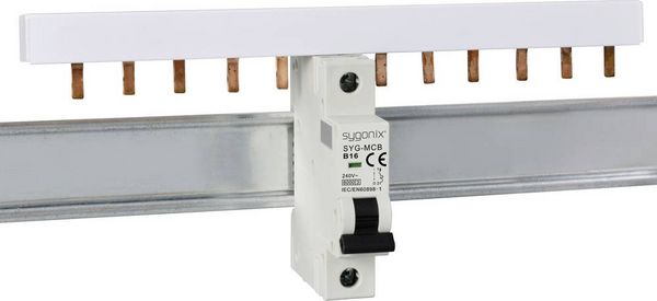 Produktbild: Sygonix SY-6440880 SYG-MCB 1P/B16/6KA Leitungsschutzschalter 1polig 16A 240 V/AC