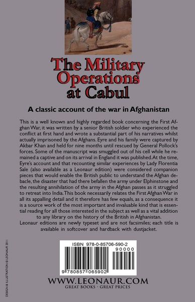 Produktbild: The Military Operations at Cabul-The Kabul Insurrection of 1841-42 & Rough Notes During Imprisonment in Affghanistan, 1843