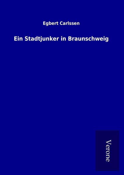 Produktbild: Ein Stadtjunker in Braunschweig