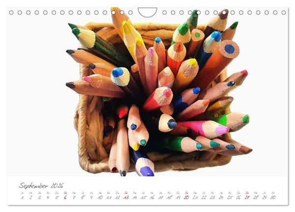 Produktbild: Atelierimpressionen - Des K&uuml;nstlers Handwerkzeug im Portrait (Wandkalender 2026 DIN A4 quer), CALVENDO Monatskalender