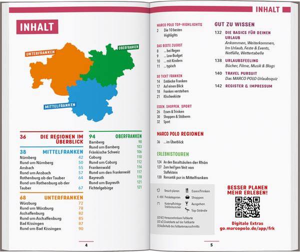 Produktbild: MARCO POLO Reiseführer Franken, Nürnberg, Würzburg, Bamberg