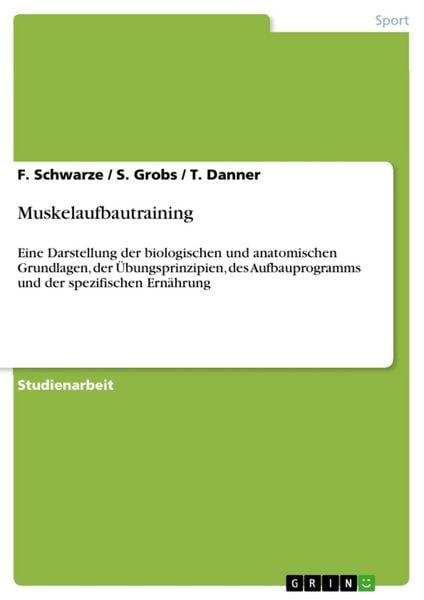 Produktbild: Muskelaufbautraining