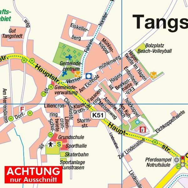 Produktbild: HARTMANN-PLAN Norderstedt mit Tangstedt und Hamburg-Langenhorn, 1:25.000, Stadtplan