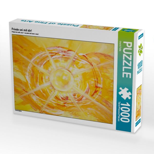Produktbild: CALVENDO Puzzle Friede sei mit dir! | 1000 Teile Lege-Gr&ouml;&szlig;e 64x48cm Foto-Puzzle f&uuml;r gl&uuml;ckliche Stunden