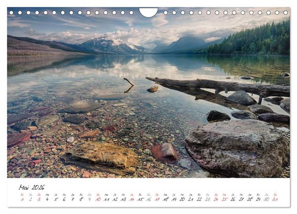 Produktbild: National-Parks der USA (Wandkalender 2026 DIN A4 quer), CALVENDO Monatskalender