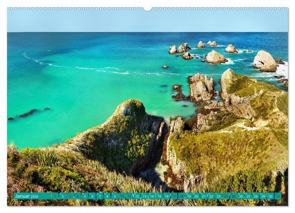 Produktbild: Neuseeland, S&uuml;dpazifische Inseln (Wandkalender 2026 DIN A2 quer), CALVENDO Monatskalender