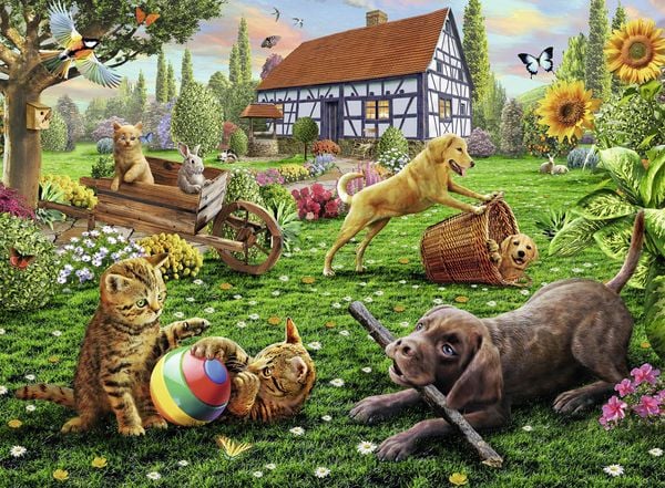 Produktbild: Puzzle Ravensburger Entdecker auf vier Pfoten 200 Teile XXL