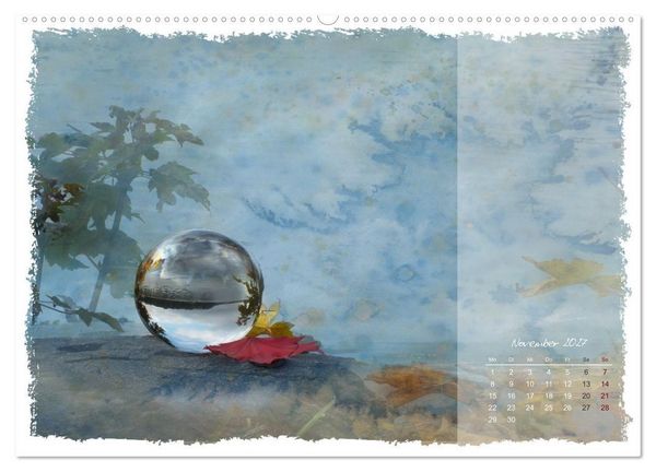 Produktbild: Natur und Farbe Fotografie trifft Aquarell (Wandkalender 2027 DIN A2 quer), CALVENDO Monatskalender
