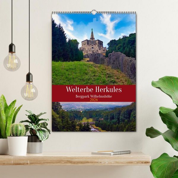 Produktbild: Welterbe Herkules (Wandkalender 2026 DIN A2 hoch), CALVENDO Monatskalender