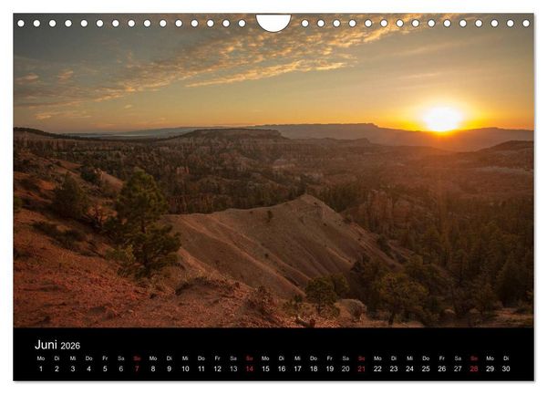 Produktbild: USA - faszinierender S&uuml;dwesten / CH-Version (Wandkalender 2026 DIN A4 quer), CALVENDO Monatskalender