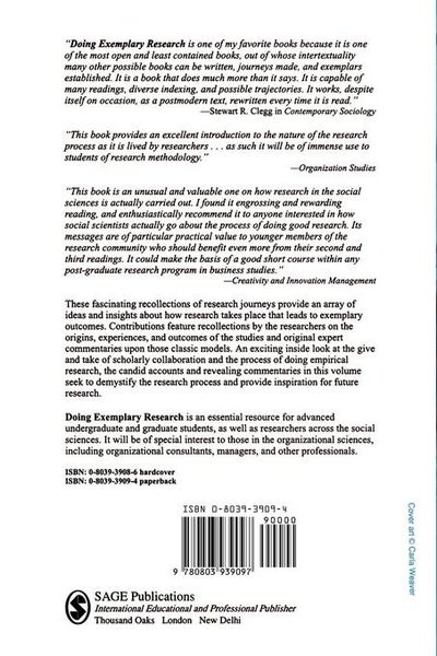 Produktbild: Doing Exemplary Research