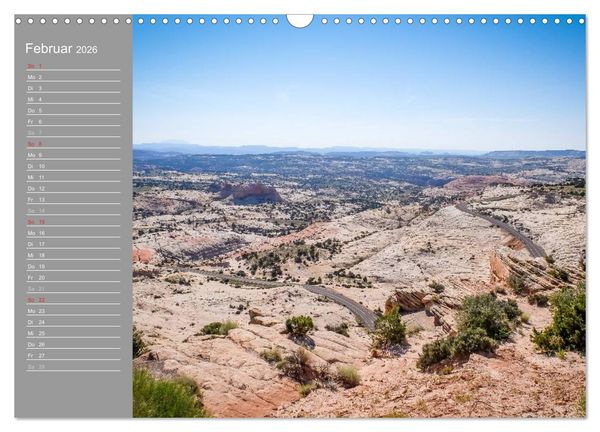 Produktbild: Biker Paradies - Die Canyons der USA (Wandkalender 2026 DIN A3 quer), CALVENDO Monatskalender