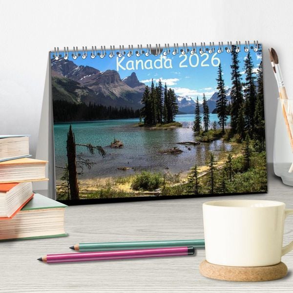 Produktbild: Kanada 2026 (Tischkalender 2026 DIN A5 quer), CALVENDO Monatskalender