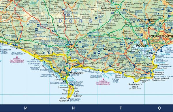 Produktbild: South West Coast Path National Trail Map