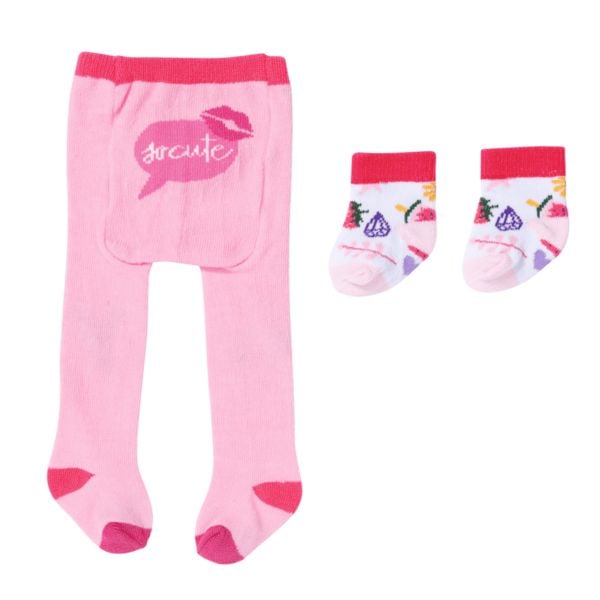BABY born Strumpfhose&Socken Schäfchen 43cm 2sort.