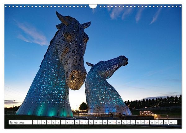 Produktbild: Schottland - Der Norden Gro&szlig;britanniens (Wandkalender 2026 DIN A3 quer), CALVENDO Monatskalender
