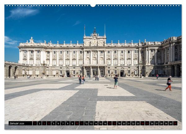 Produktbild: Madrid - Stadtansichten (Wandkalender 2026 DIN A2 quer), CALVENDO Monatskalender