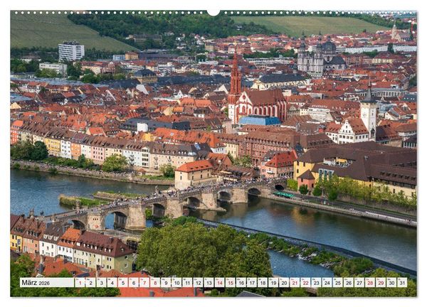 Produktbild: W&uuml;rzburg - Bayern (Wandkalender 2026 DIN A2 quer), CALVENDO Monatskalender