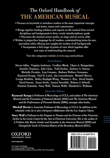 Produktbild: The Oxford Handbook of the American Musical
