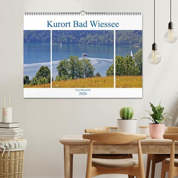 Produktbild: Kurort Bad Wiessee (Wandkalender 2026 DIN A2 quer), CALVENDO Monatskalender