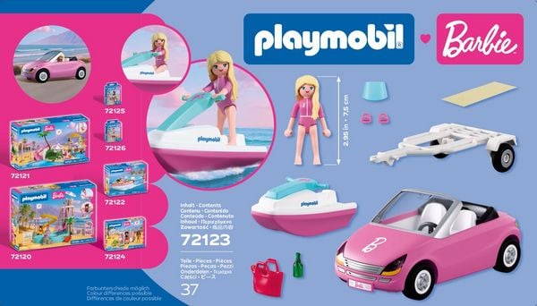 Produktbild: 72123 PLAYMOBIL x BarbieTM Cabrio