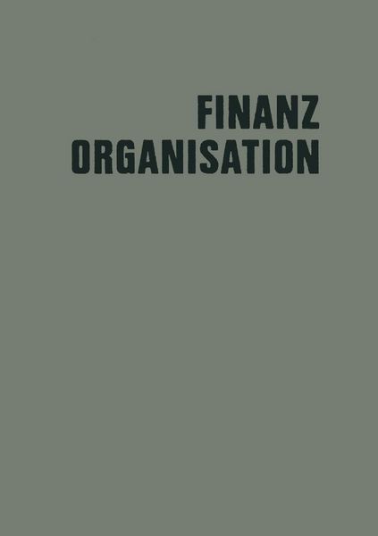 Produktbild: Finanzorganisation
