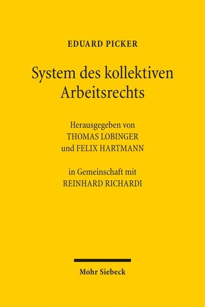 Produktbild: System des kollektiven Arbeitsrechts