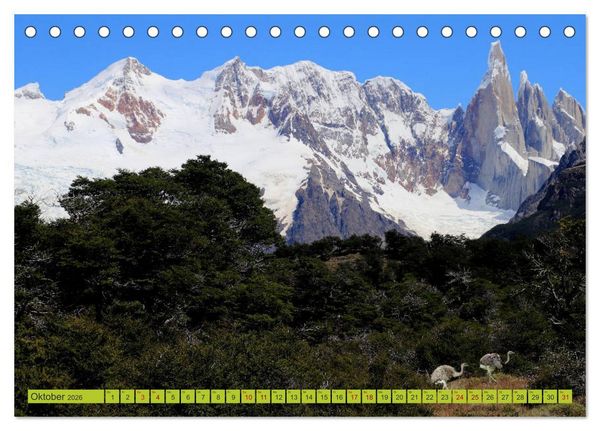 Produktbild: M&auml;rchenwelt Patagonien (Tischkalender 2026 DIN A5 quer), CALVENDO Monatskalender