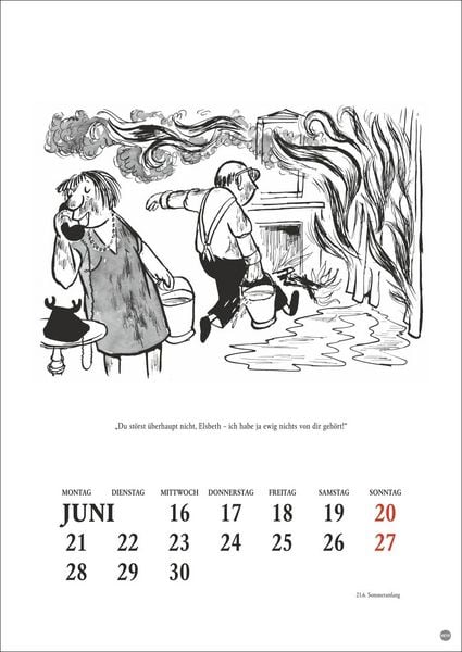 Produktbild: Loriot Heile Welt Halbmonatskalender 2027