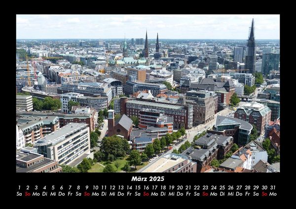 Produktbild: Hamburg 2025 Fotokalender DIN A3
