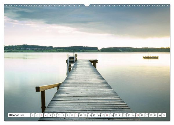 Produktbild: Chiemsee-Romantik (hochwertiger Premium Wandkalender 2026 DIN A2 quer), Kunstdruck in Hochglanz