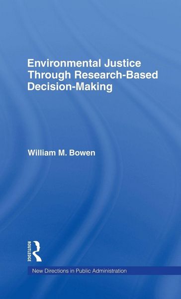 Produktbild: Environmental Justice Through Research-Based Decision-Making
