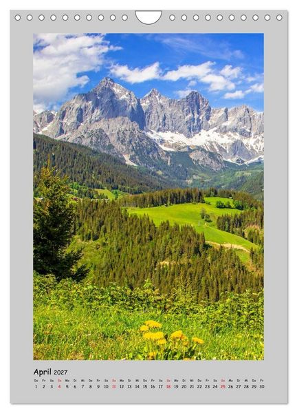 Produktbild: Der Hohe Dachstein (Wandkalender 2027 DIN A4 hoch), CALVENDO Monatskalender